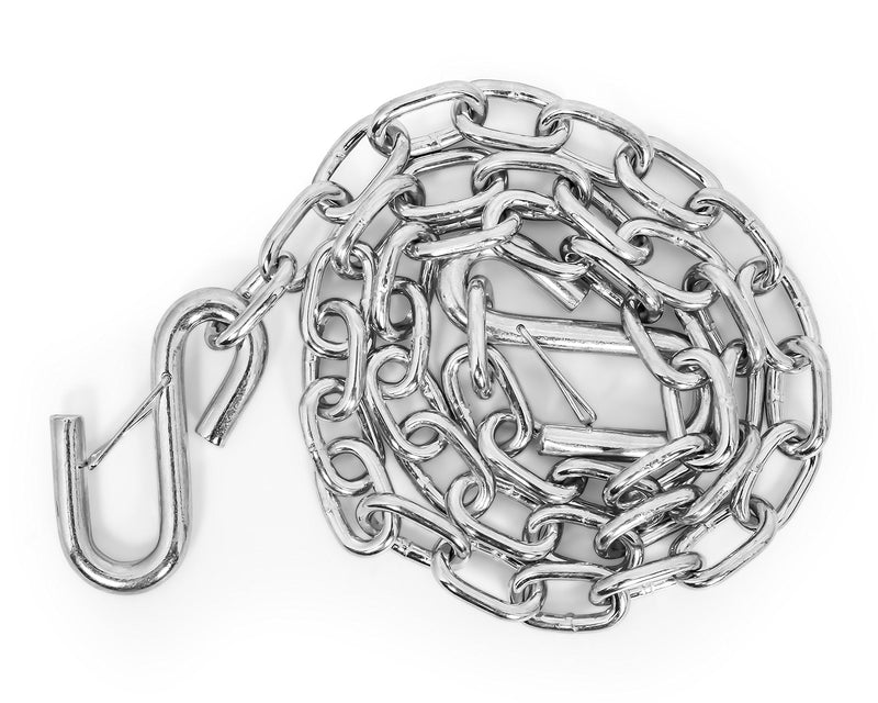 [AUSTRALIA] - Camco Heavy Duty Steel 48" Safety Chain with Spring Hooks - Secures Tow Vehicle to Trailer | Class I 2,000 lb Capacity | Great for RV, Trailer, and Boat Towing |Rust Resistant - (50022) 48" Length - 2,000 lb. Capacity 