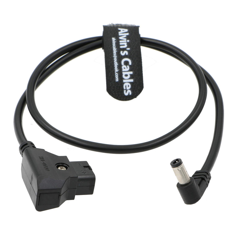 Alvin's Cables Anton Bauer Power Tap D-Tap to 2.1 DC 12v Right Angle Cable KiPRO LCD Monitors 24inches Straight Cable Right Angle DC Connector