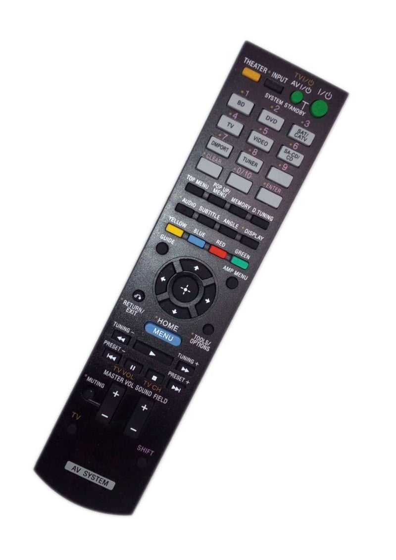 Replaced Remote Control Compatible for Sony STRKS470 RM-AAU071 1-487-611-11 STRDH710 HT-CT350 Audio/Video AV Receiver Home Theater System