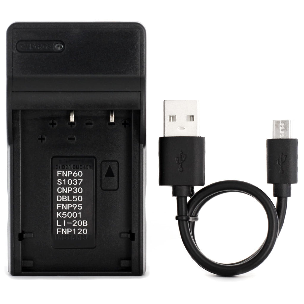 KLIC-5000 USB Charger for Kodak EasyShare DX6490, DX7440, DX7590, DX7590 Zoom, DX7630, LS420, LS433, LS443, LS633, LS743, LS753, One Series, P712, P850, P880, Z730, Z7590, Z760 Camera and More