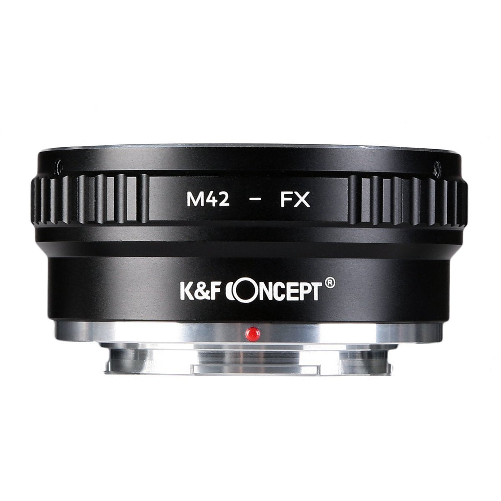 K&F Concept Lens Adapter M42 to Fuji X Compatible with M42 Mount Lens to Fujifilm Fuji X-Series X FX Mount Mirrorless Camera Body