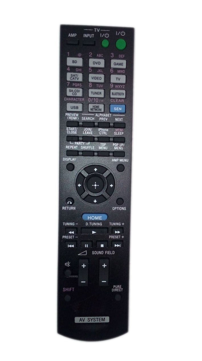 Replaced Remote Control Compatible for Sony STRDH540 RM-AAU170 1-492-051-11 RMAAU169 STR-DH540 Audio/Video AV Receiver Home Theater System