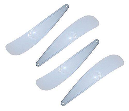 Set of 4 Viennese Spatula for Spreading, Smoothing, Lifting, Folding, Scraping