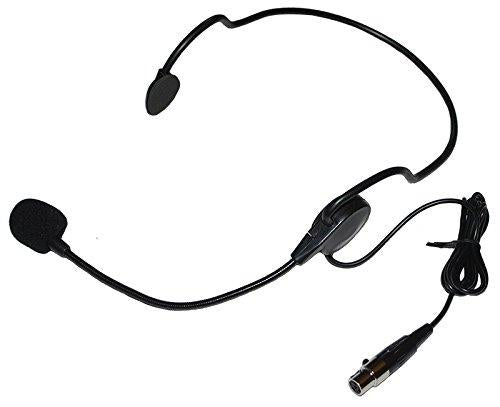 [AUSTRALIA] - Cardioid Headset Microphone w/Flexible Wired Boom for Shure Wireless 