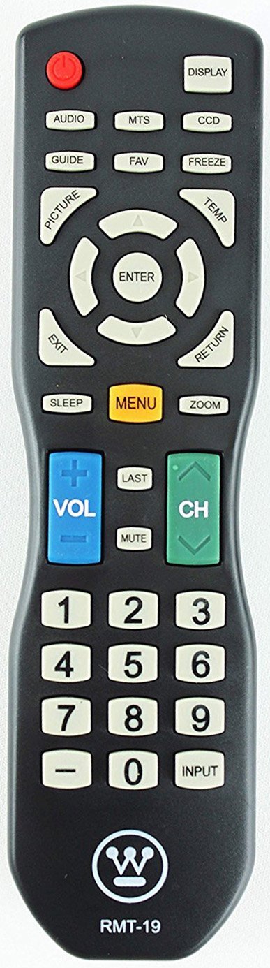 Westinghouse RMT-19 RMT19 Remote Control for Westinghouse VR4625 LED LCD TV