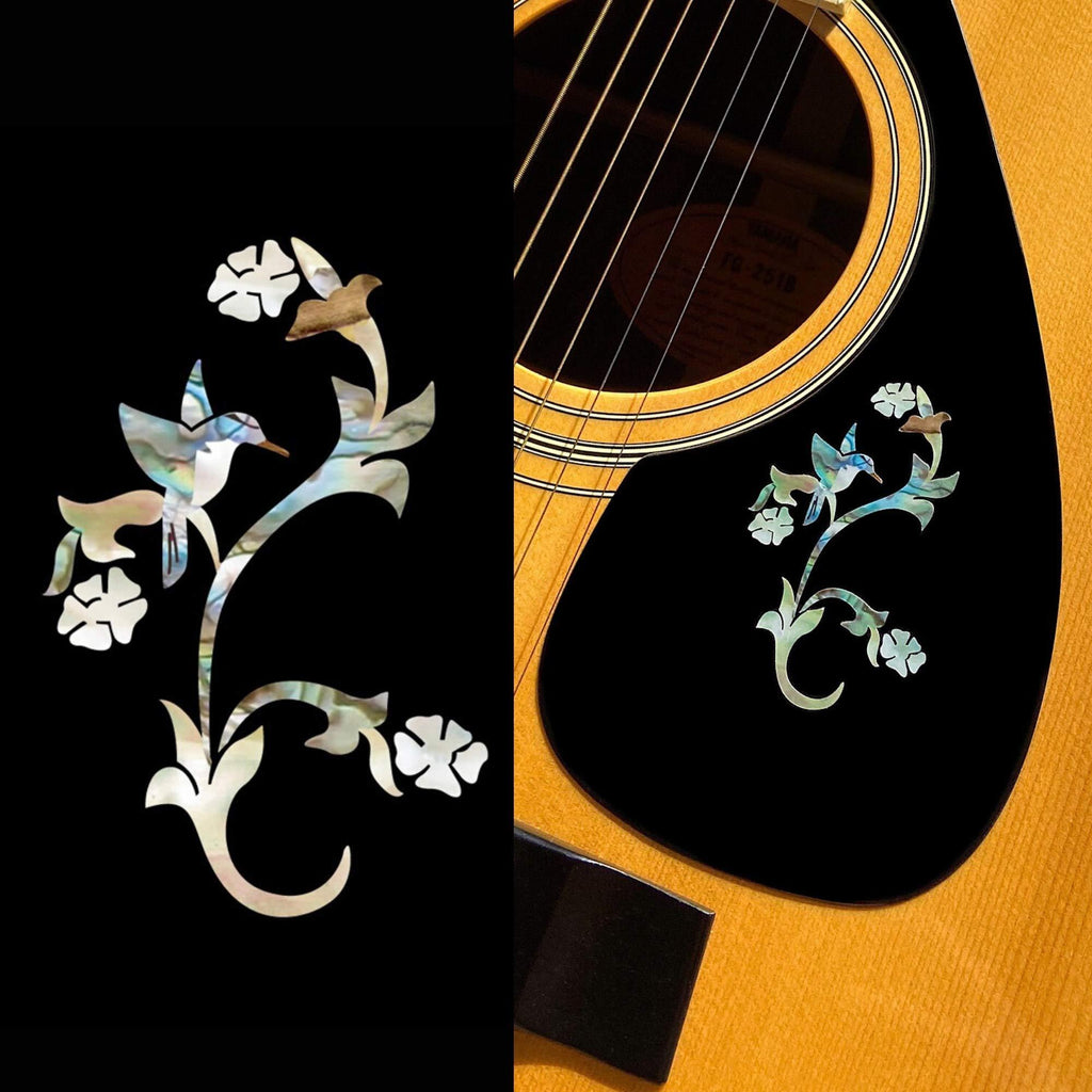 Inlay Sticker Decal For Guitar Bass In Abalone Theme - Cindy Little Bird