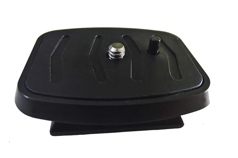 [AUSTRALIA] - UNC 1/4 Screw 1.71X1.71 inch 43.5mm Plastic Square Base Fast Quick Release Adapter Plate Installed on Digital Camera Tripod, with 1/4 UNC Screw Included 
