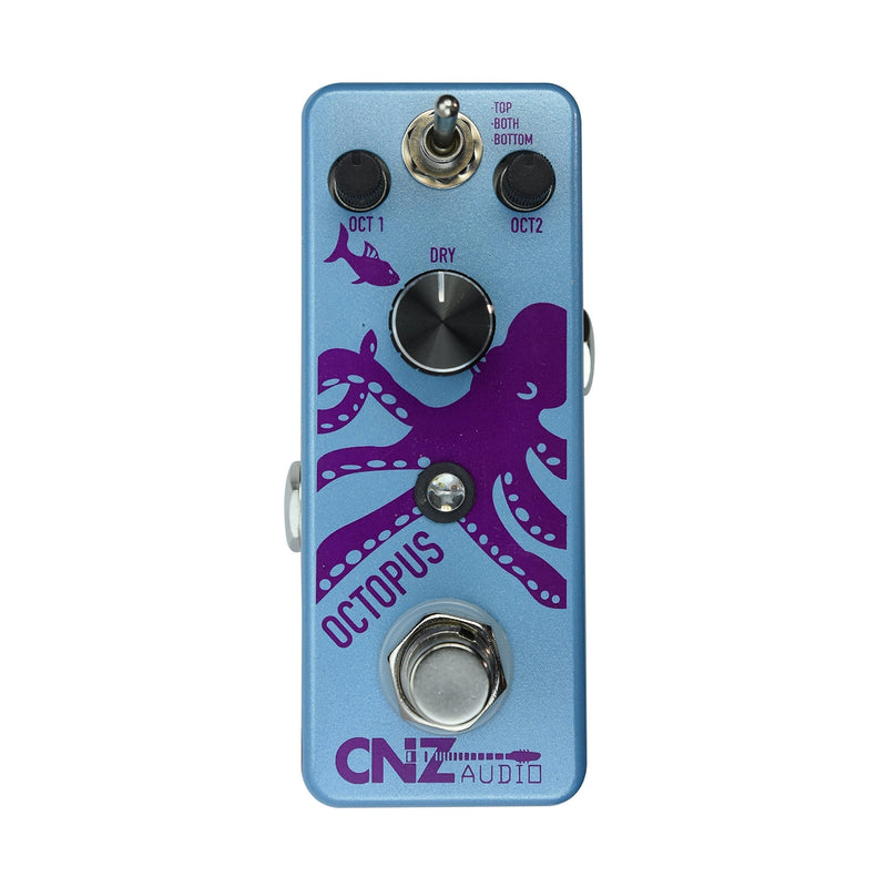 CNZ Audio Octopus - Octave Guitar Effects Pedal, True Bypass