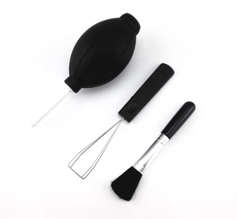 HONBAY 3 in 1 Cleaning Tools Rubber Ball Dust Blower Cleaning Brush, Keycap Steel Puller Remover for Digital Camera Lens Filter Keyboard