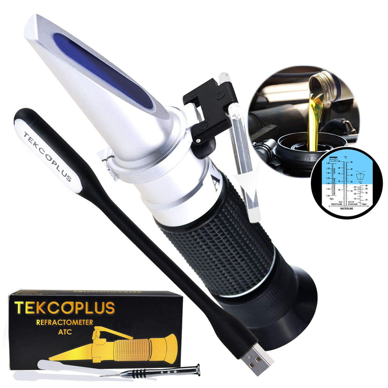 Car Antifreeze System Glycol Propylene Ethylene Battery Acid 1.10 – 1.40 kg/l Cleaning -40~0°C Windshield Fluid Refractometer Automatic Temperature Compensation ATC (°C)