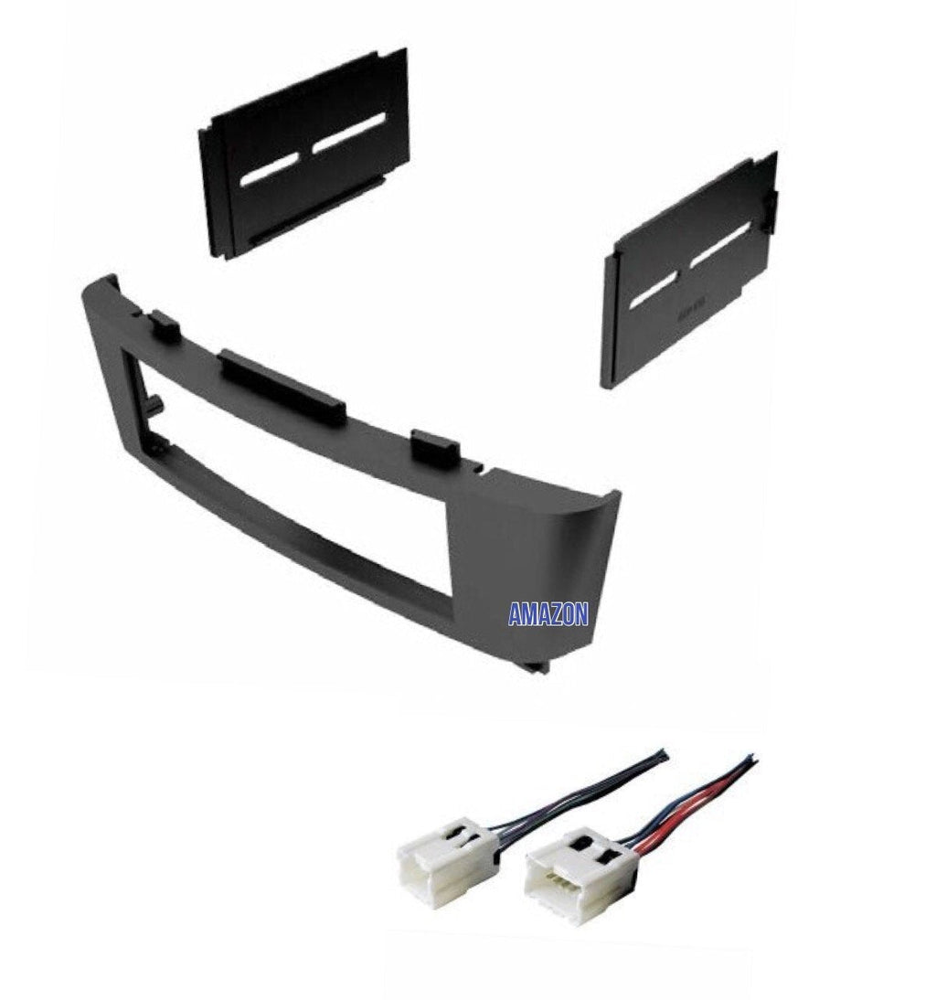 Car Stereo Dash Kit and Wire Harness for Installing a New Radio for 2000 2001 2002 2003 2004 2005 2006 Nissan Sentra