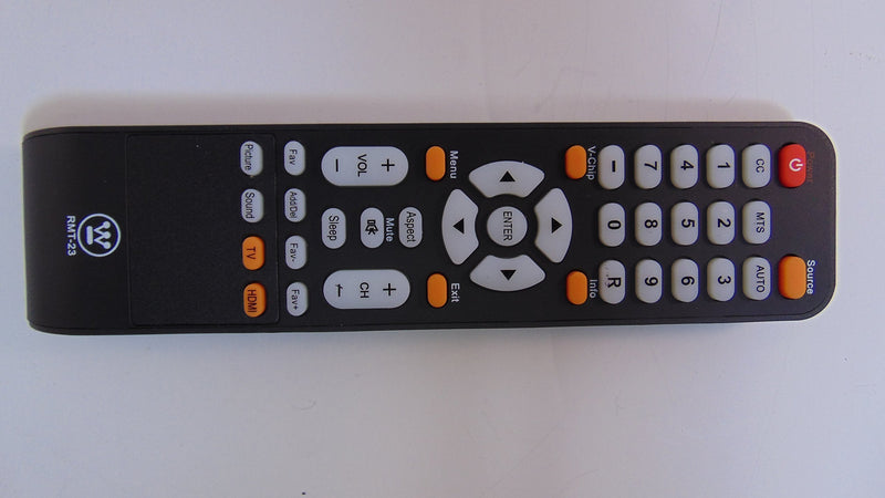 WESTINGHOUSE RMT-23 REMOTE CONTROL FOR DW32H1G1