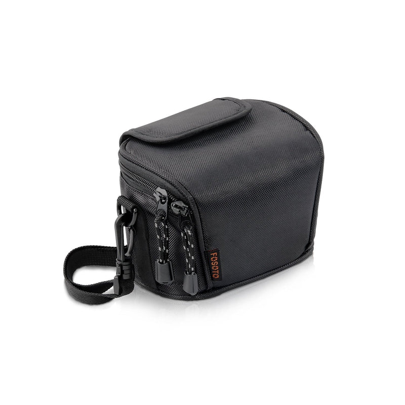 FOSOTO Camera Case Bag Compatible for Nikon Coolpix L330 L340 L320 L310 L820 L810 L620,Canon Powershot SX420 SX510 HS G1, Nikon J5 J3 S1 V2 V3,Panasonic Lumix LZ20 LZ30 ,Sony Video Camera - (Black)