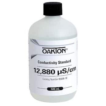 Oakton AO-00606-10 Oakton Conductivity and TDS Standard, 12,880 Μs; 500 mL
