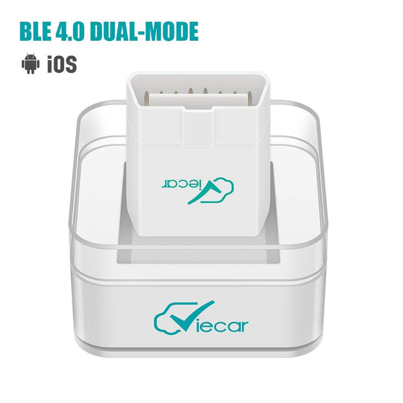 Viecar Bluetooth 4.0 OBD2 Diagnostic Scanner for Android/iOS,BLE OBDII Code Reader,Car Scan Tool