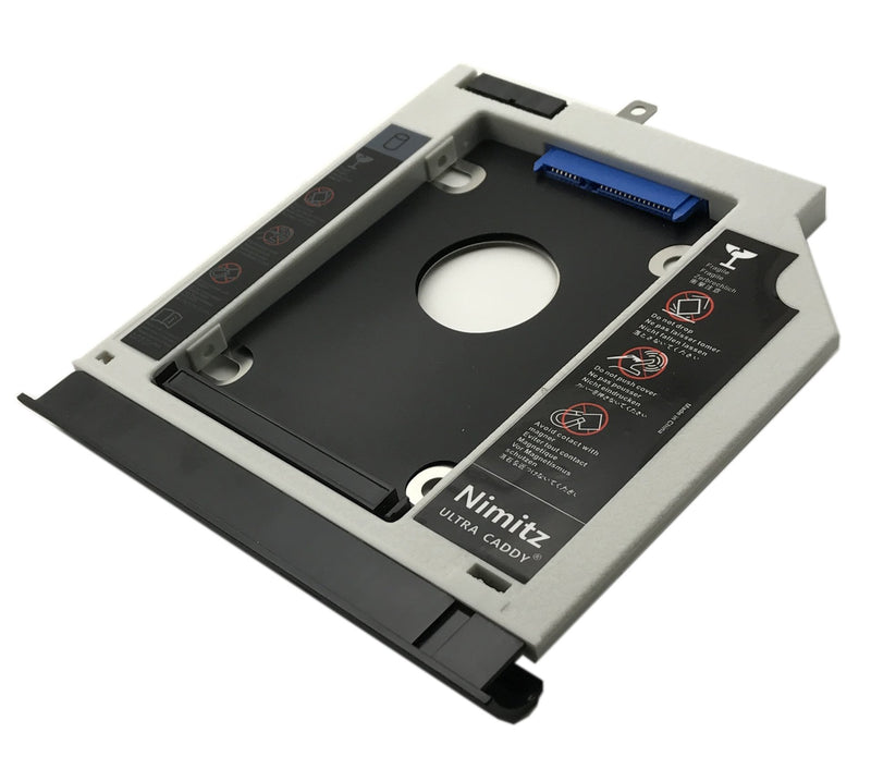 Nimitz 2nd HDD SSD Hard Drive Caddy Compatible with Lenovo Ideapad 310 510 with Bezel/Bracket