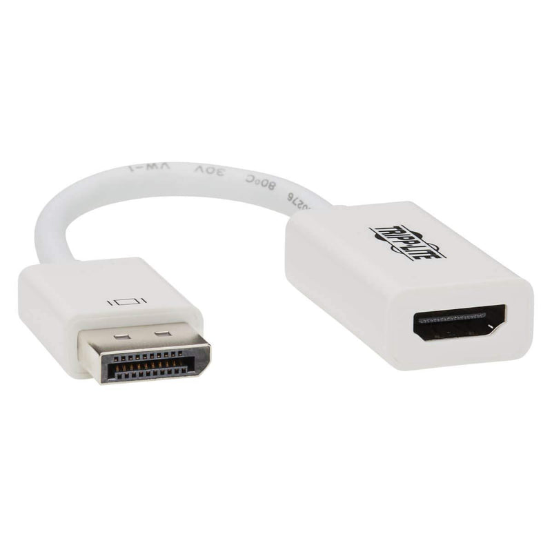 [AUSTRALIA] - Tripp Lite DisplayPort 1.2 to HDMI 2.0 Active Video Adapter Converter M/F UHD 4K x 2K @ 60Hz 6 in. 6" (P136-06N-H2V2) DP 1.2 to HDMI Active (4K) White 