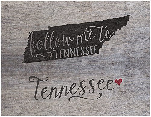 [AUSTRALIA] - Jada Venia 9.75"x7.75" Tennessee State Slogan Light Box Insert 