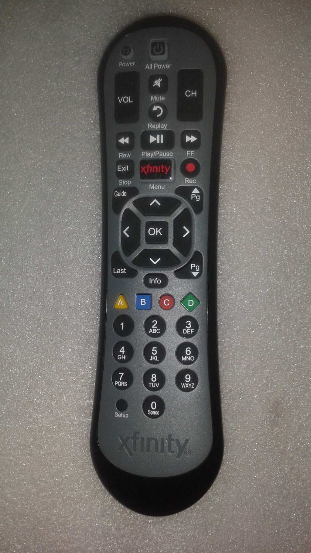 Comcast Xfinity REMOTE CONTROL XR2 Version R1