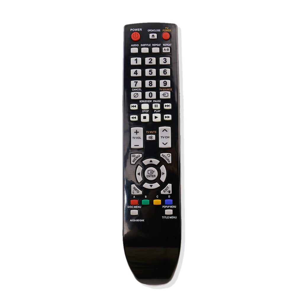 ZdalaMit AK59-00104K Replace Remote Control fit for Samsung Blu-Ray Disc DVD Player BDP-P1590 BD-P1600 BD-P1602 BD-P3600 BD-P1590C BD-P1600A BD-P1620 BD-P1650 BD-P1620A BDP-P1580 BD-P1595 BD-P1600/XAA