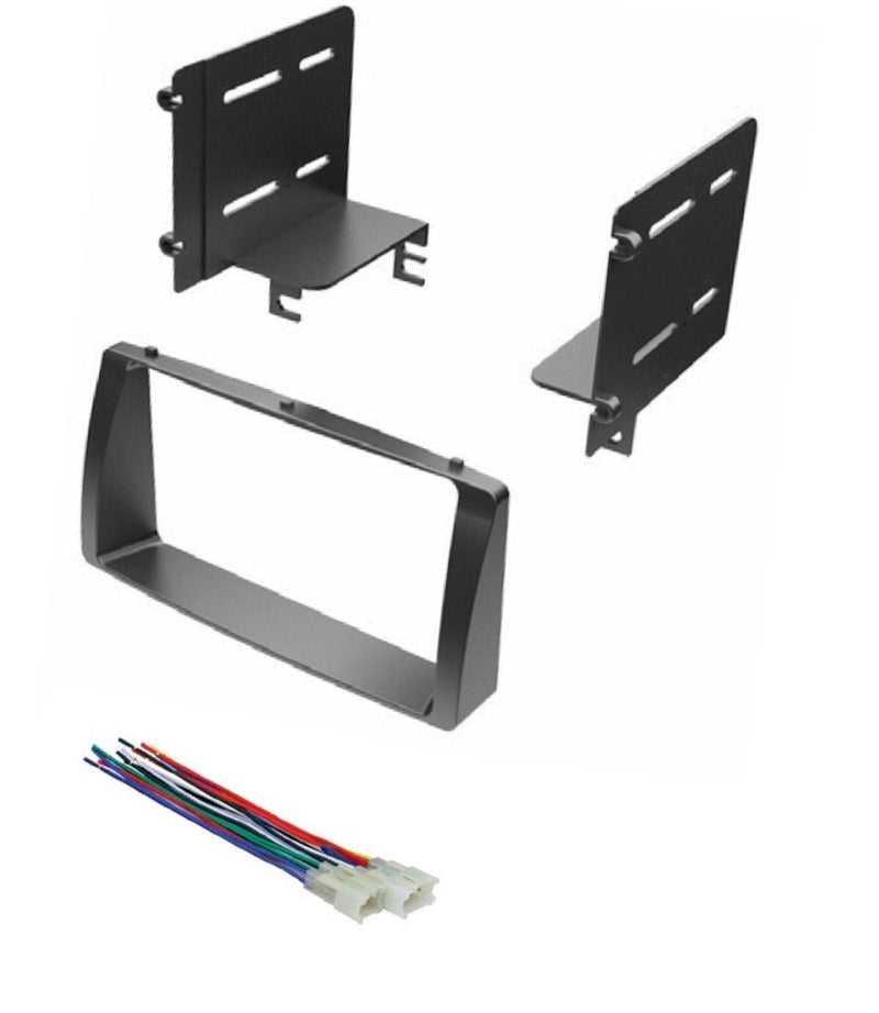 [AUSTRALIA] - ASC Car Stereo Dash Kit and Wire Harness for Installing a Double Din Aftermarket Radio for 2003-2008 Toyota Corolla 