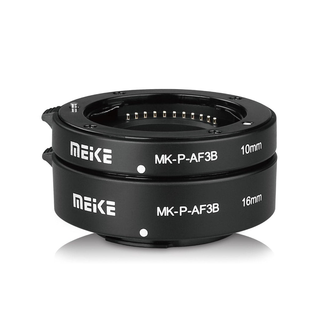 MEIKE MK-P-AF3B 10mm 16mm Auto Focus Extension Tube for Olympus Panasonic Micro Four Thirds System M4/3 Camera Lenses (All Plastic)