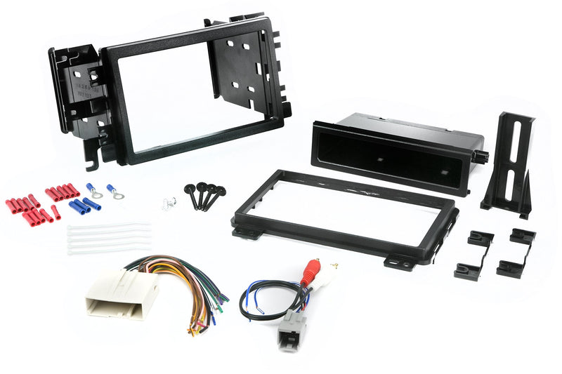 SCOSCHE Install Centric ICFD8BN Compatible with Select Ford/Linc/Merc 2004-12 Double DIN Complete Basic Installation Solution for Installing an Aftermarket Stereo Complete Installation Kit