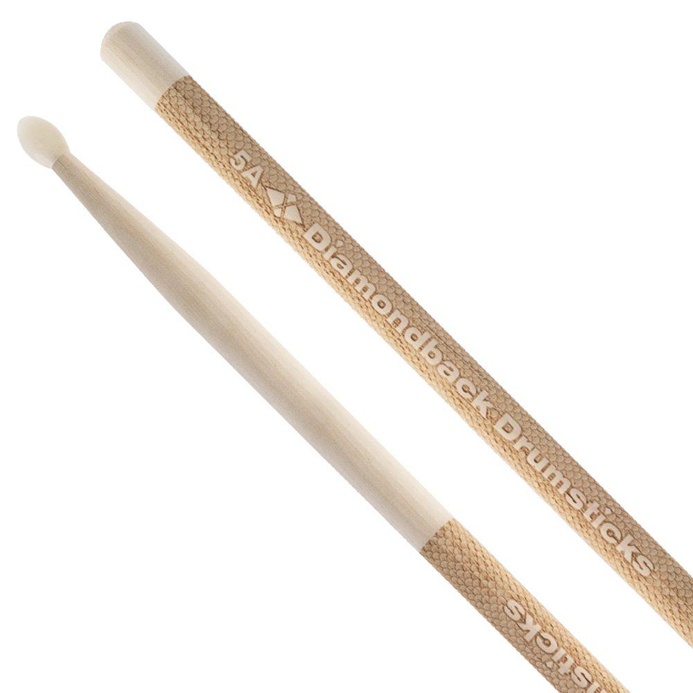 Diamondback Drumsticks Hickory Laser Engraved Drum Sticks (5AN)