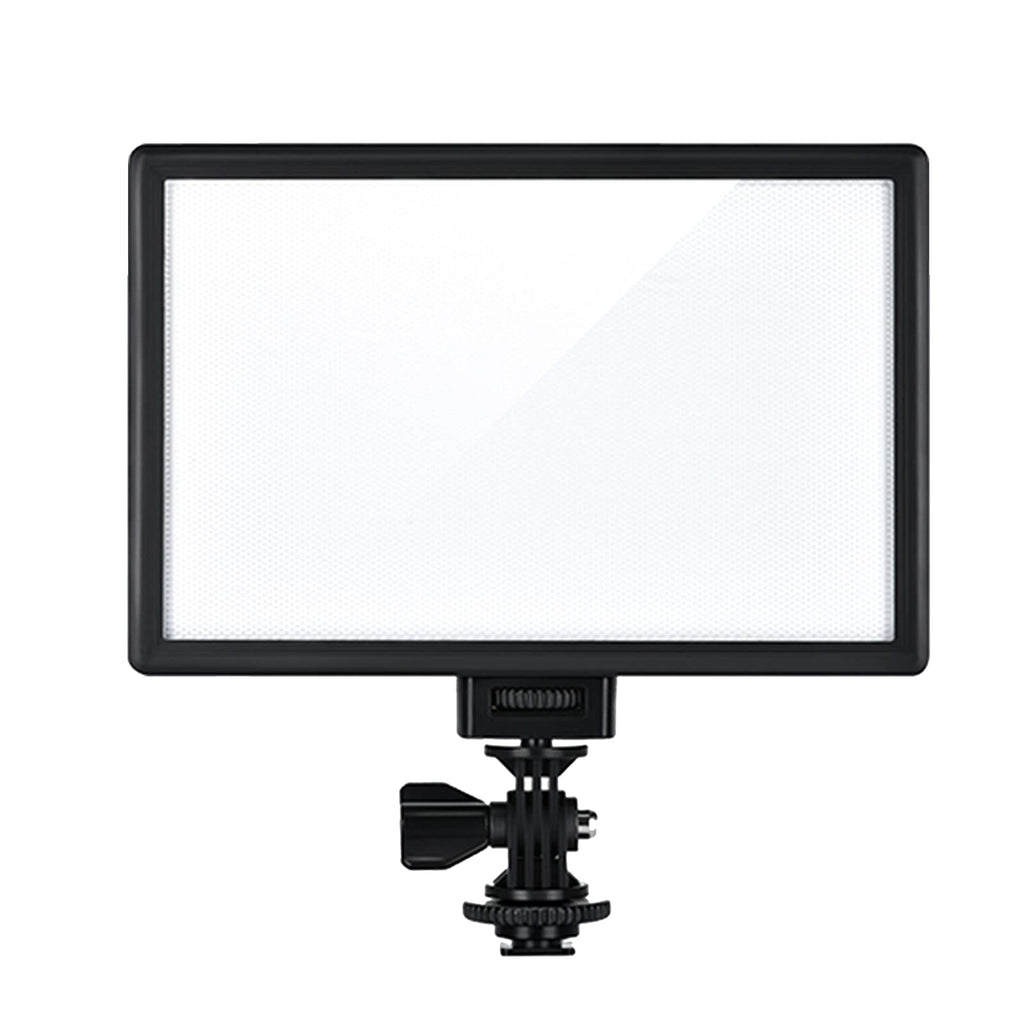 VILTROX L116T On-Camera 3300K-5600K Bi-Color LED Video Light with LCD Display, Dimmable Brightness, CRI 95+ for Conference Podcast Live Broadcast Interview Vlog Lighting (No Batteries)