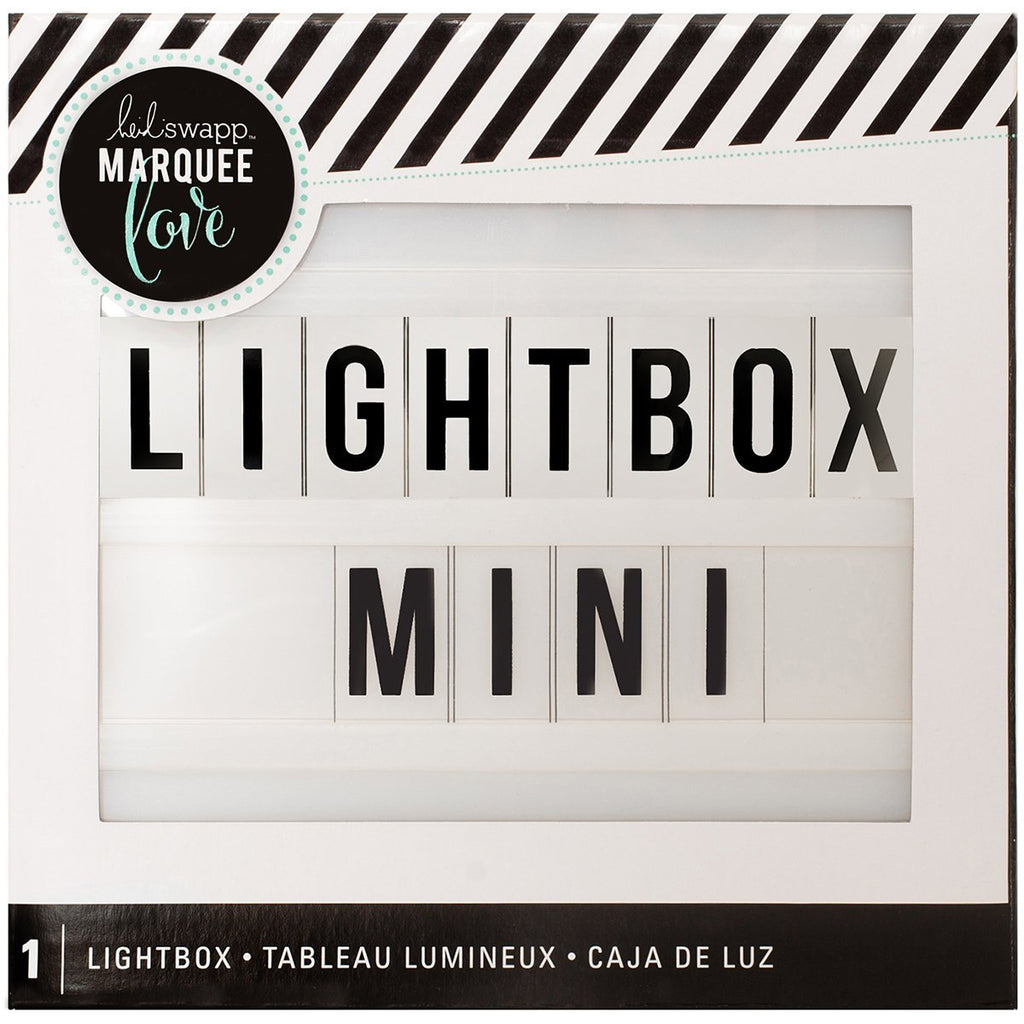 Heidi Swapp 313280 Marquee Light Box-Mini, 6.5"X6.5"X2"