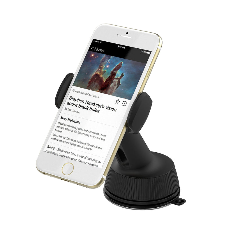The Sabrent - CM-SPHB Is a Universal Car Window/Dash Mount Holder for Most Smartphones Devices