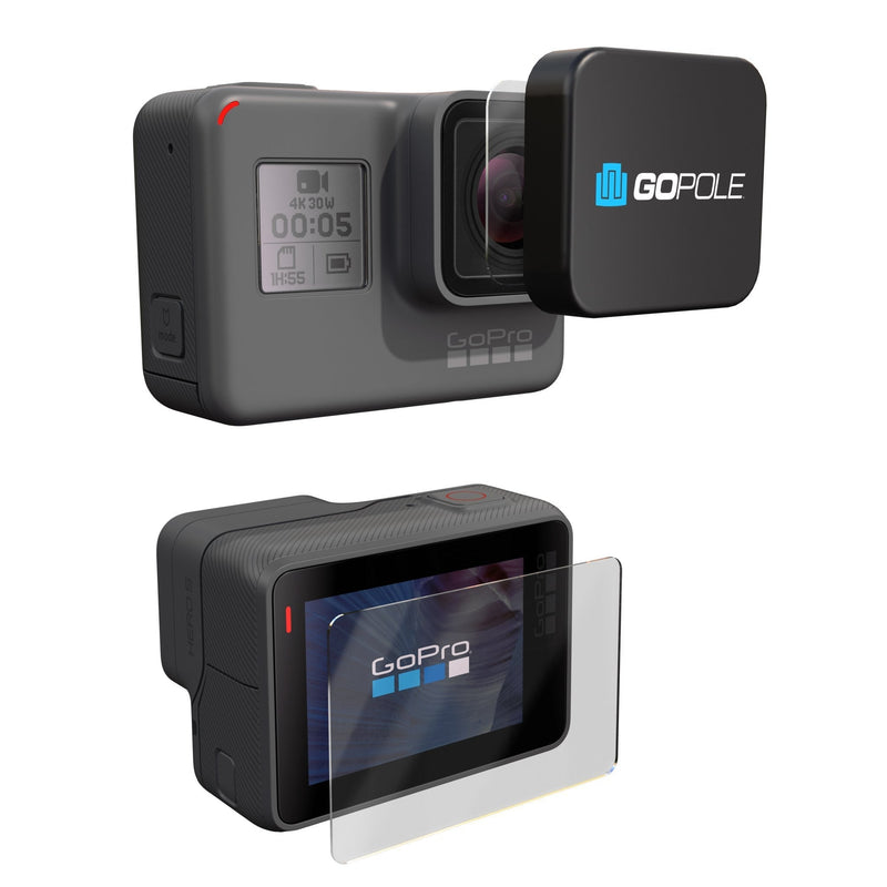 GOPOLE 852895006113 Lens+LCD Protection Kit for GoPro Hero5 Black Cameras