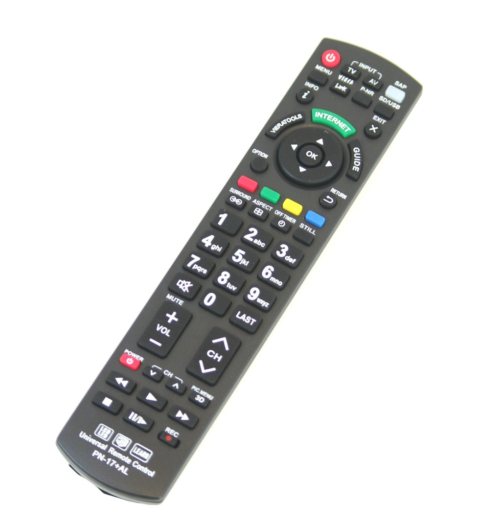 New Panasonic N2QAYB000485 Universal Remote Control for All Panasonic Brand TV, Smart TV - 1 Year Warranty (PN-17+AL)