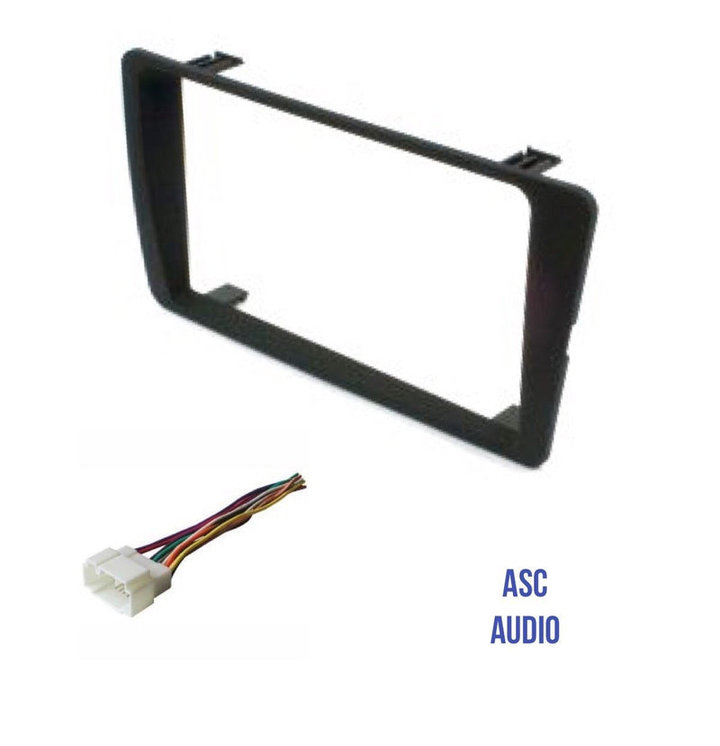 ASC Audio Car Stereo Dash Kit and Wire Harness for installing a Double Din Radio for 2001 2002 2003 2004 2005 Honda Civic (excludes SI and SE models)