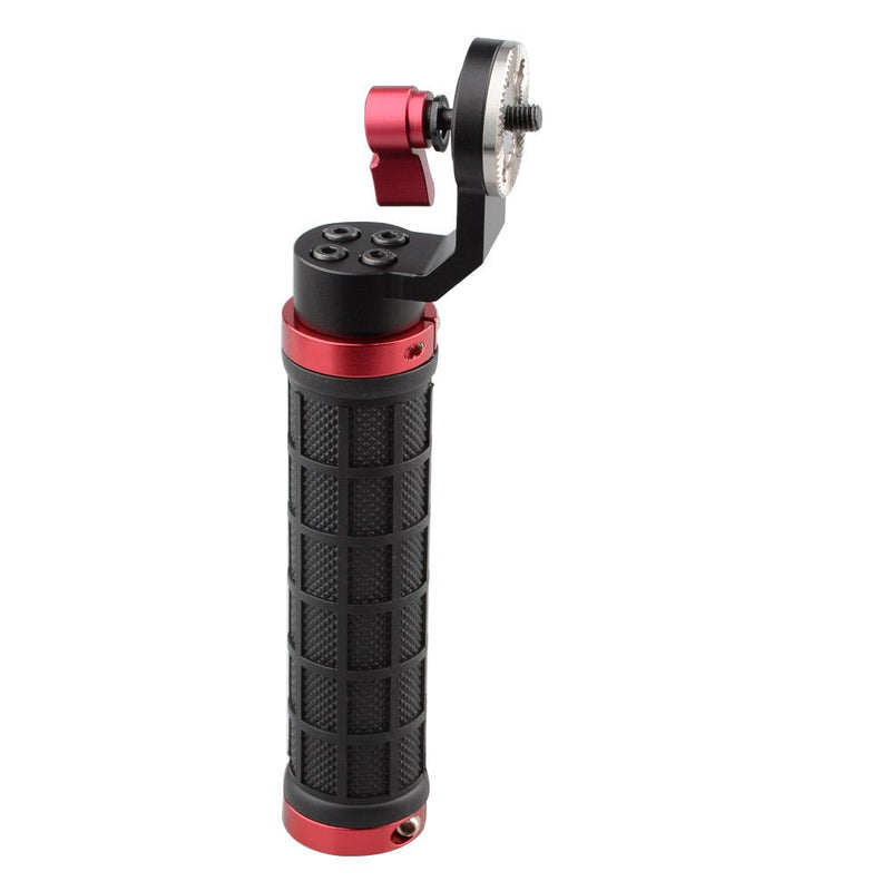 CAMVATE Aluminum Rosette Rubber Handle Grip for Rosette Standard Accessory(Red,M6 Thread,31.8 mm) - 1445 Red