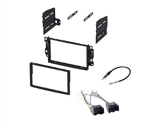 ASC Double Din Car Stereo Dash Kit, Wire Harness, Antenna Adapter to Install Radio for Some Pontiac GM Vehicles - Compatible Vehicles Listed Below