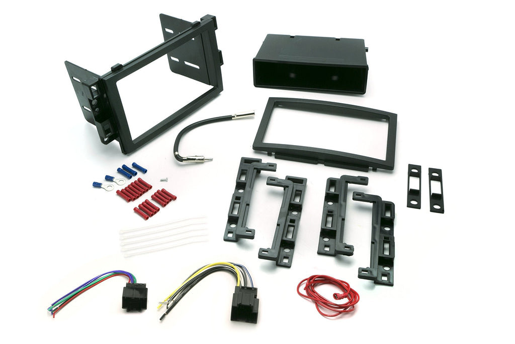 SCOSCHE Install Centric ICGM10BN Compatible with Select GM 2005-16 LAN Double DIN Complete Basic Installation Solution for Installing an Aftermarket Stereo 2005-2016 Class II Complete Installation Kit