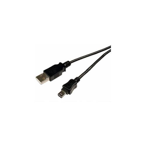 [AUSTRALIA] - Synergy Digital USB Cable Compatible with Canon Vixia HF R800 Camcorder USB Cable 3' USB 2.0 A to Mini B - (5 Pin) - Replacement by General Brand 