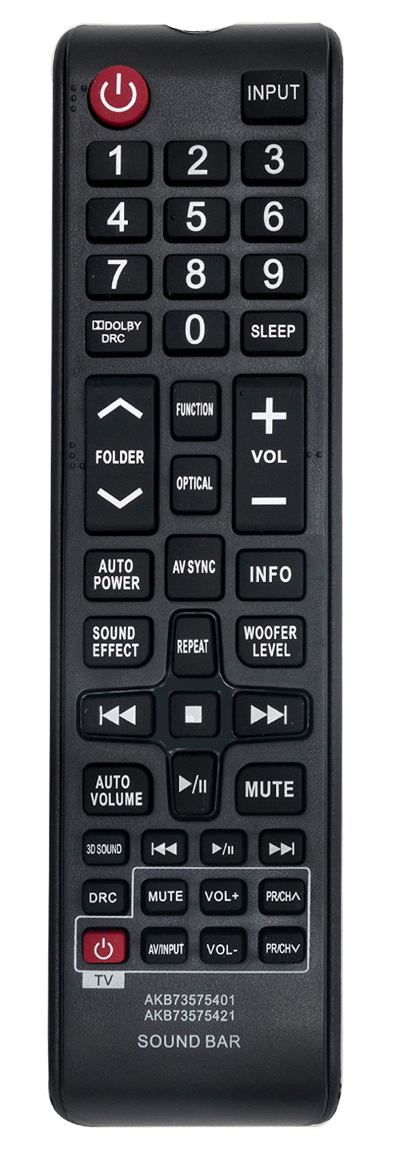 AKB73575421 AKB73575401 Replace Remote fit for LG Home Theater Soundbar NB3532A NB3530ANB NB4530B NB2520A NB3520A NB3520A NB2338A NB3740A NB3520A NB3520ANB NB2420A NB3250A NB3250A