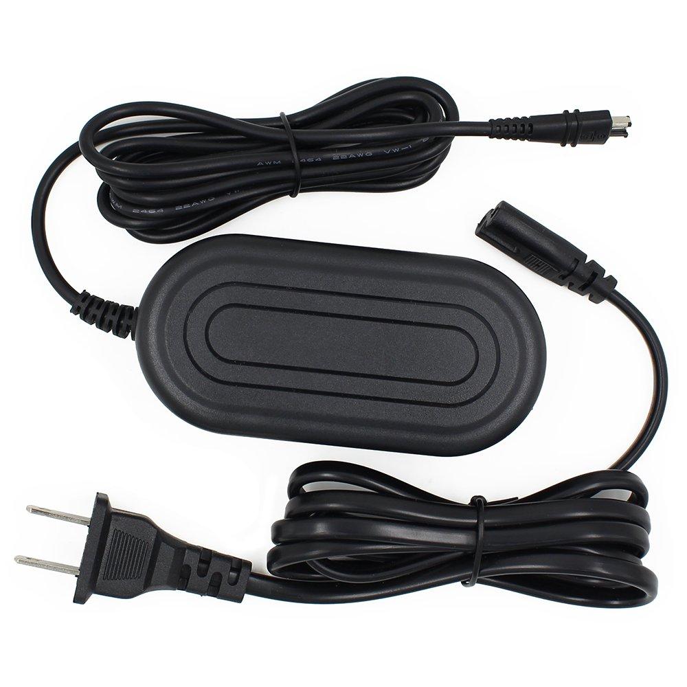 CA-110, FlyHi CA-110 AC Adapter Charger for Canon VIXIA HF M50, M52, M500, R20, R21, R30, R32, R40, R42, R50, R52, R60, R62, R200, R300, R400, R500, R600, LEGRIA HF R206, R26, R28 …