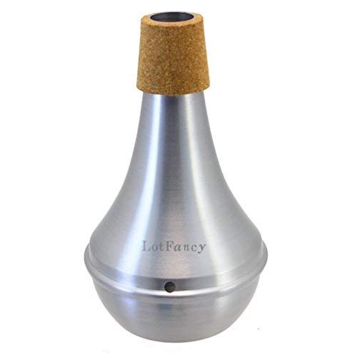 LotFancy Trumpet Mute, Lightweight Trumpet Practice Mutes, Trumpet Straight Mute for Jazz, All Aluminum, Excellent For Practice Purpose