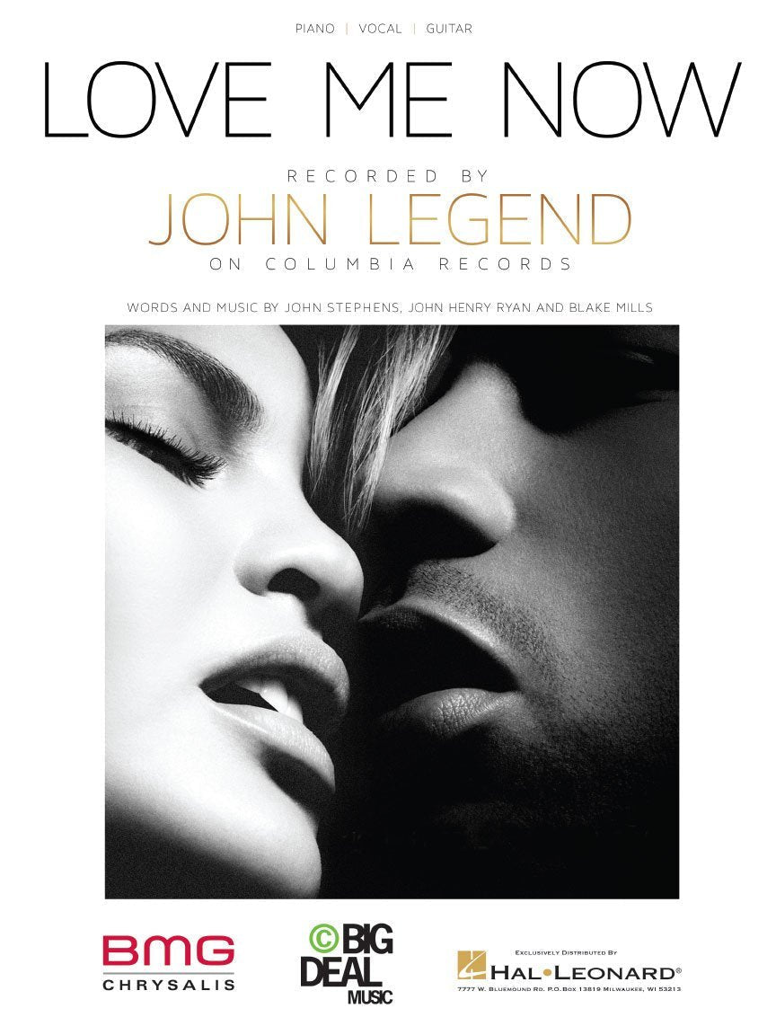 John Legend - Love Me Now - Sheet Music Single