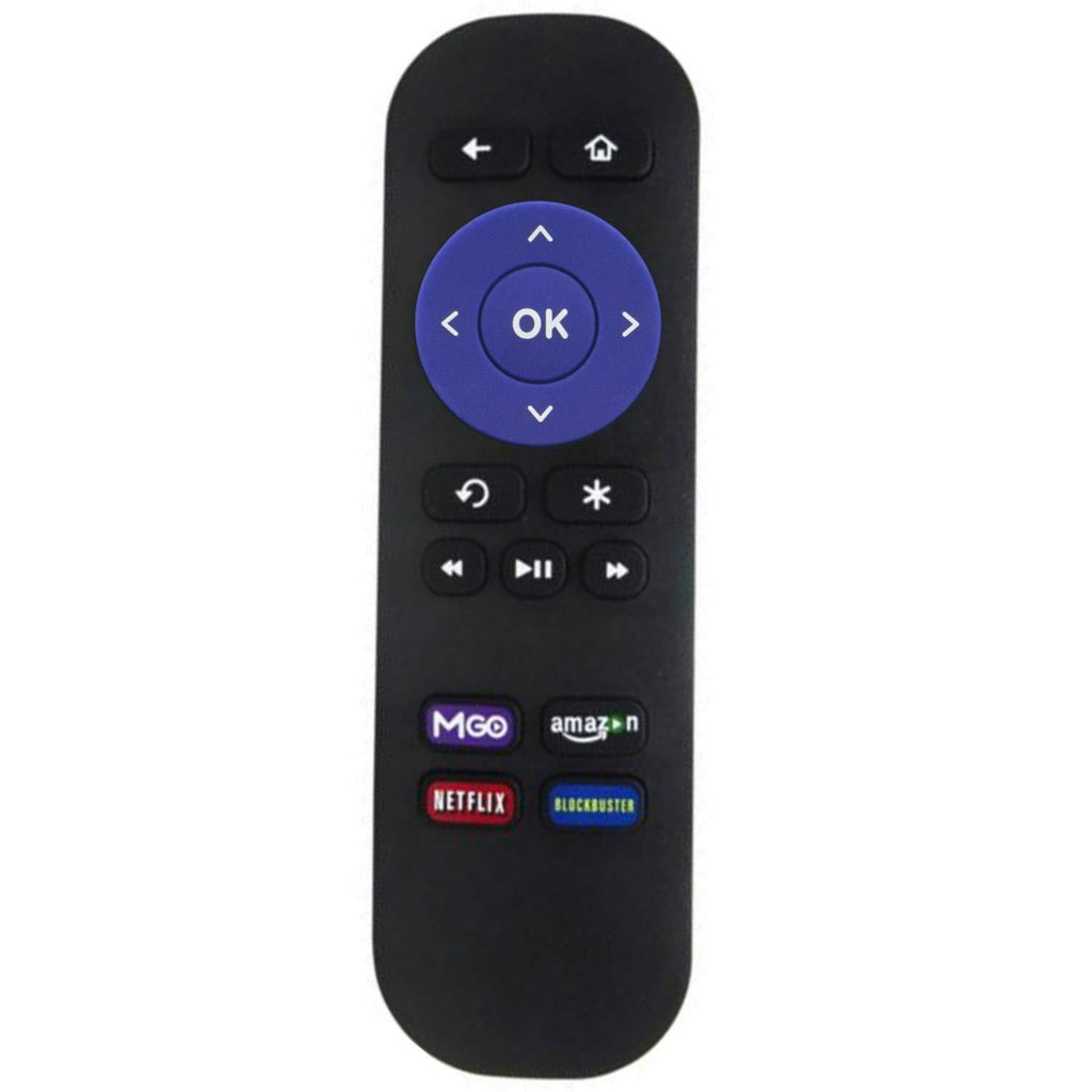 Replacement IR Remote Control for ROKU 1 2 3 4 LT HD XD XS Streaming Player with 4 APP Shortcut Buttons (Do NOT Support Roku Streaming Stick, Hdmi Stick, Roku TV and Game)