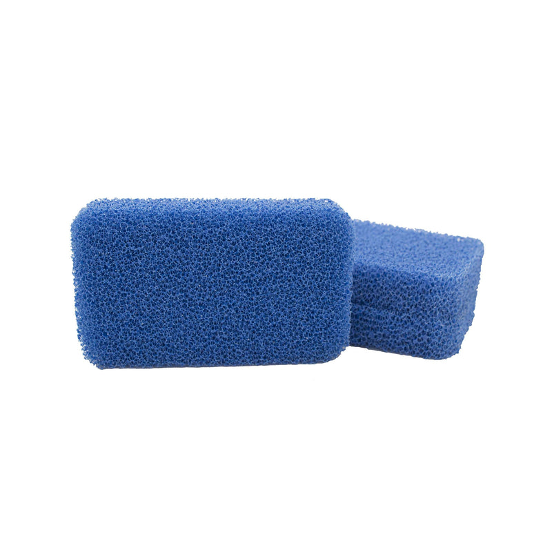Sinkology SSCRUB-101-3 Breeze Non-Scratch and Odor Resistant Silicone Scrubber Package of 3 Sponges, Blue, 3 Piece