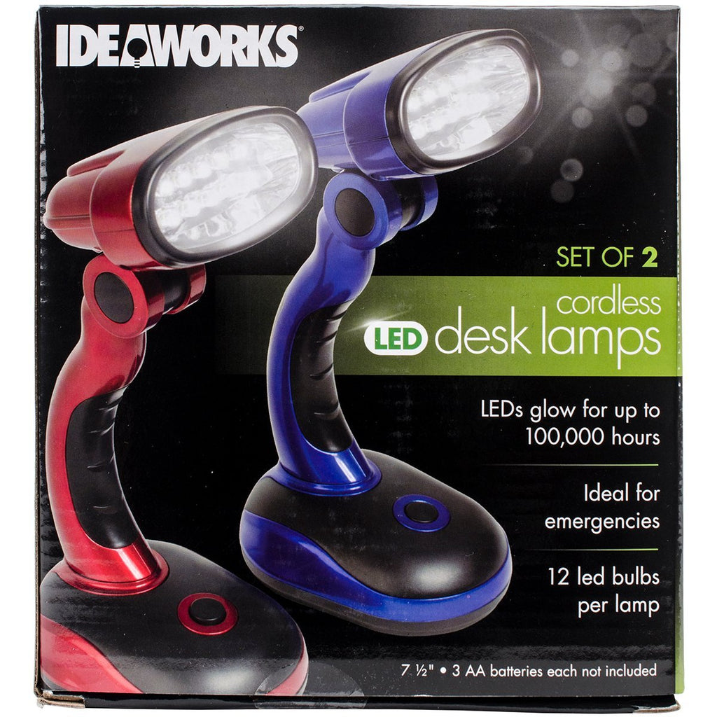 [AUSTRALIA] - Ideaworks JB6173MULTI LED Desk Lamps-Red and Blue 