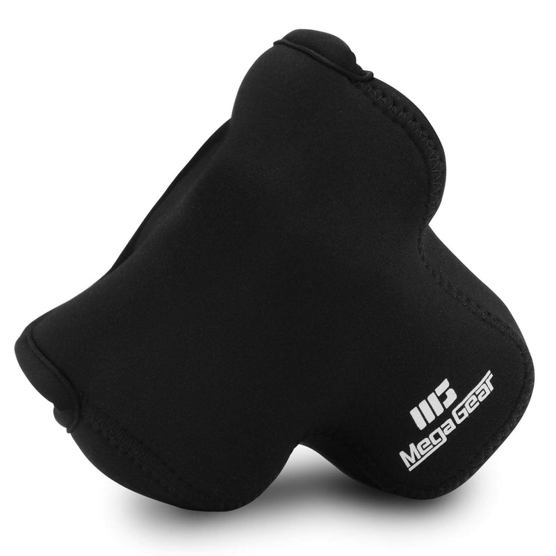 MegaGear Ultra Light Neoprene Camera Case Compatible with Canon EOS M50 Mark II (15-45mm), M50, M5 (15-45mm) Black