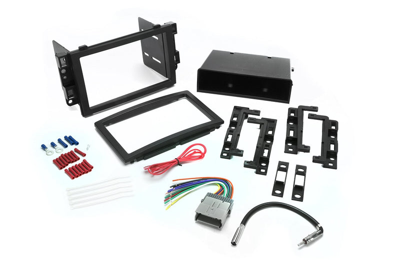 SCOSCHE Install Centric ICGM12BN Compatible with Select GM 2005-16 Class II Double DIN Complete Basic Installation Solution for Installing an Aftermarket Stereo 2005-2016 Complete Installation Kit