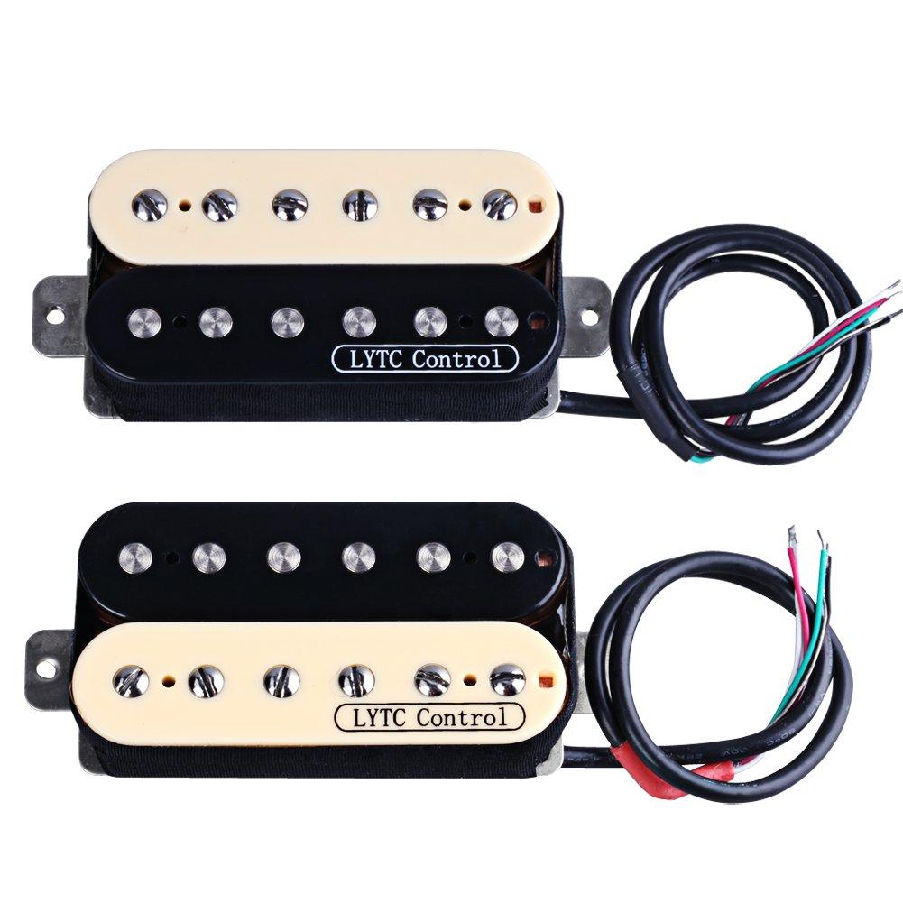 Rocket HZ5 Electric Guitar Humbucker Pickups for Gibson Les Paul Replacement (Neck&Bridge)