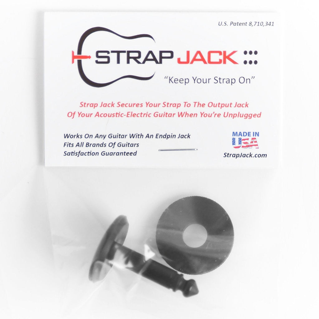 Strap Jack Guitar Strap Lock System For Acoustic - Electric Guitars (1 Pack) 1 Pack