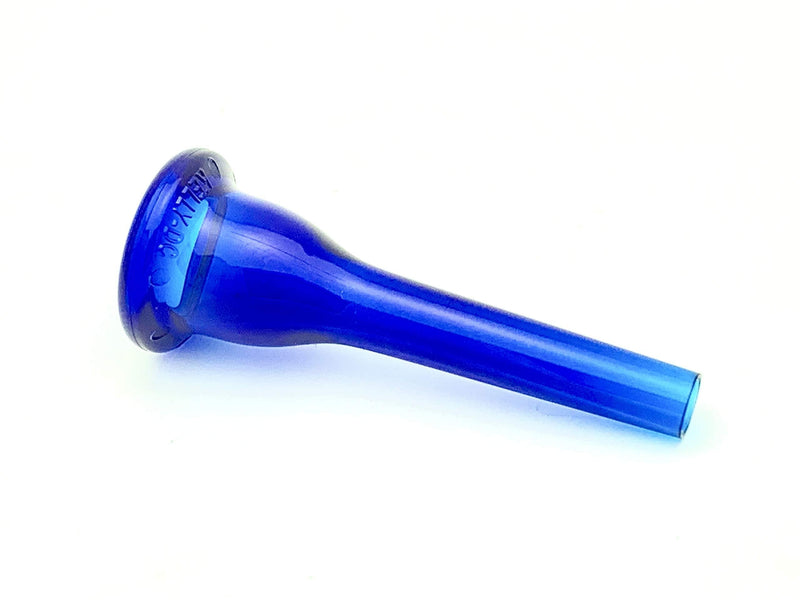 FHDCCB Deep Cup French Horn Mouthpiece, Crystal Blue Crystal-Blue